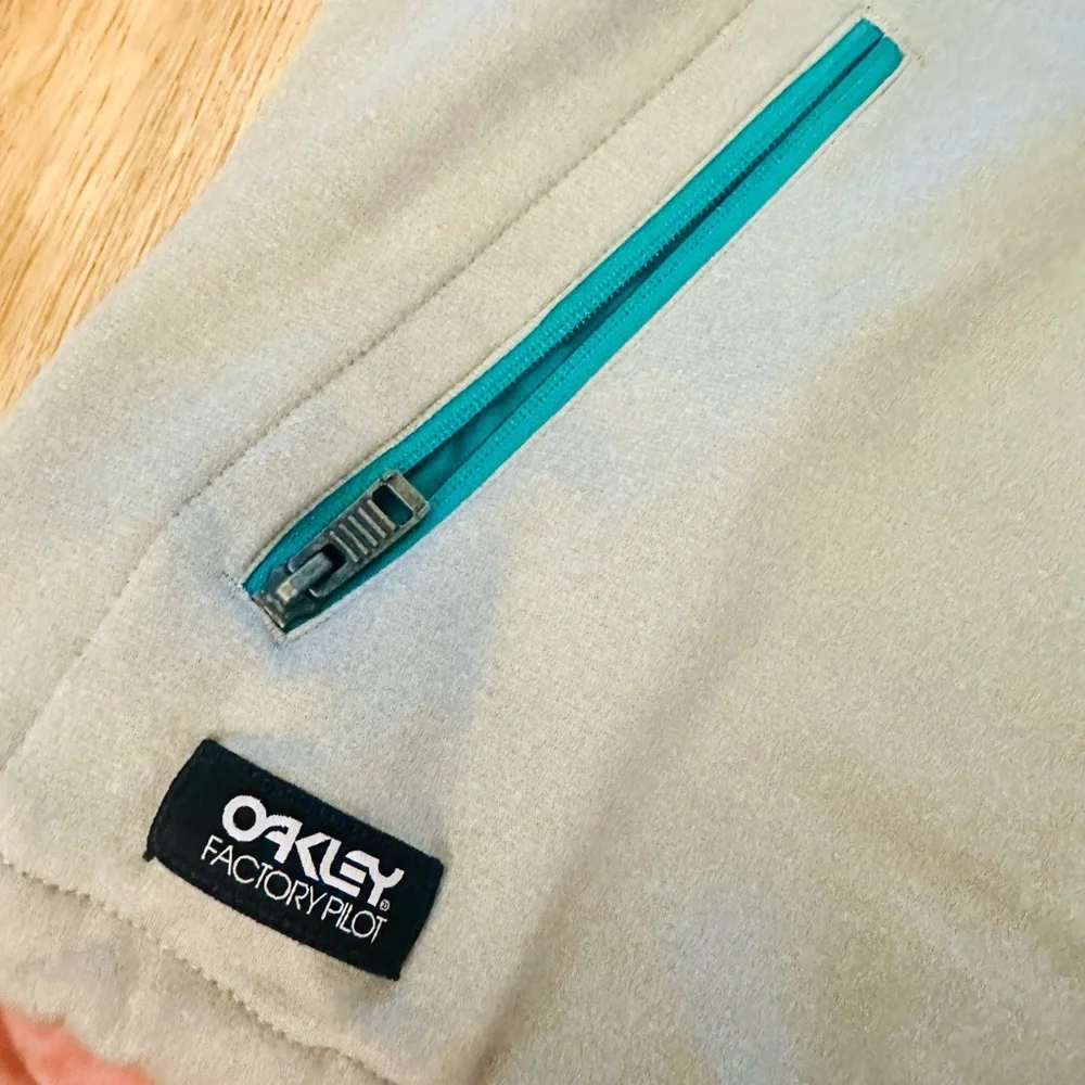 Oakley Teal and Gray Performance Jacket
